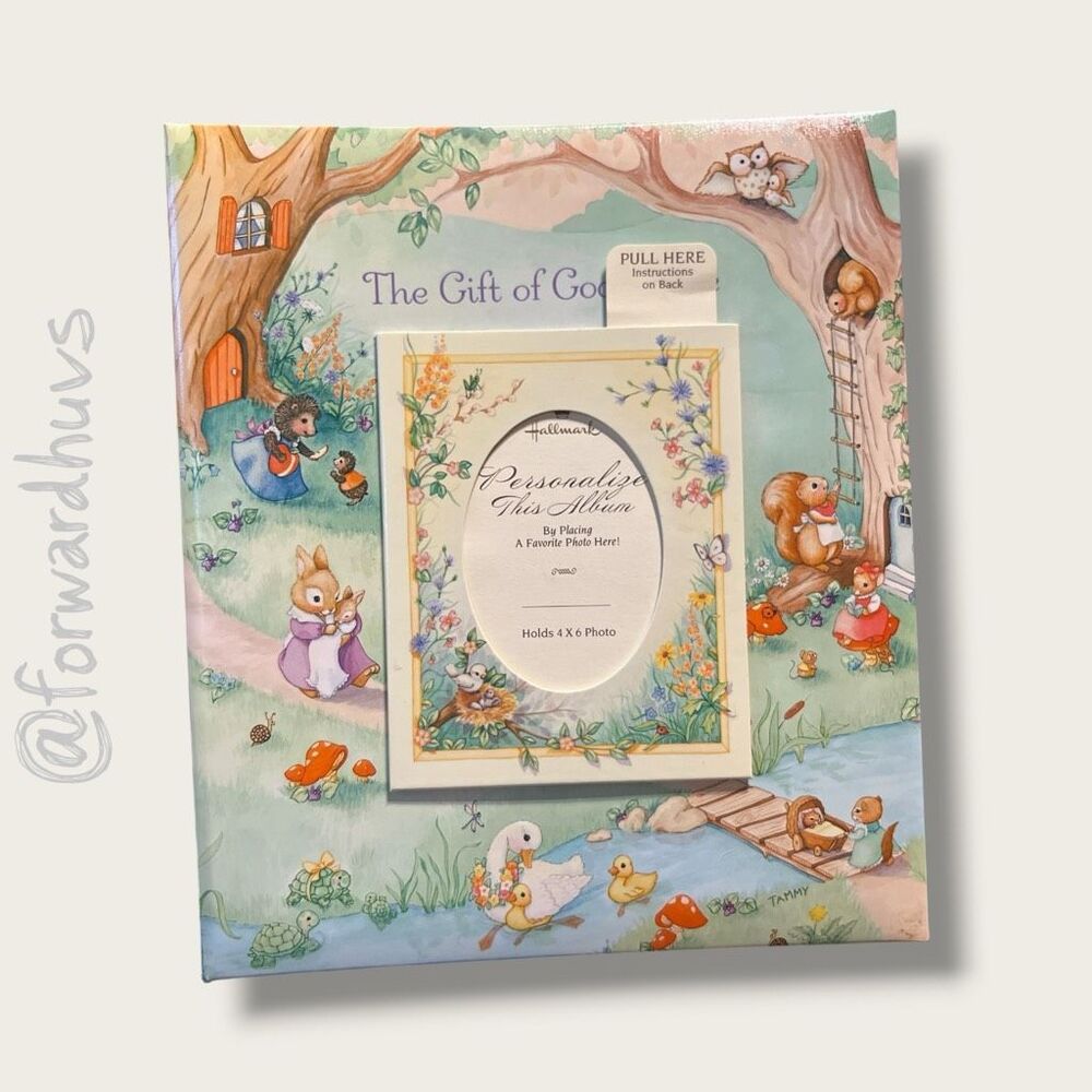 Hallmark “The Gift of God” Woodland Animal Photo Album – NOS